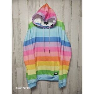 Fresh Hoods Rainbow Fever Hoodie  Size 2XL